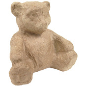 Bear - Paper Mache Figurine 4.5"