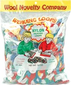 Assorted Colors - Nylon Weaving Loops 16 Ounces