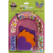 Cupcakes & Butterflies - Perler Fun Fusion Fuse Bead Activity Kit