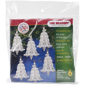 Crystal & Pearl Bell - Holiday Beaded Ornament Kit