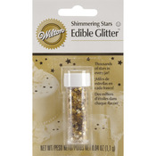 Gold Stars - Edible Glitter .04oz