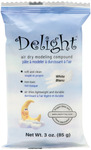 White - Delight Air Dry Modeling Compound 3 Ounces