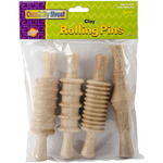Assorted - Modeling Clay Rolling Pins 4/Pkg