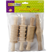 Assorted - Modeling Clay Rolling Pins 4/Pkg