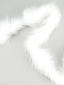 White - Marabou Feather Boa Heavyweight 72"