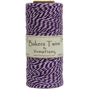 Purple - Cotton Baker's Twine Spool 2 Ply 410'/Pkg