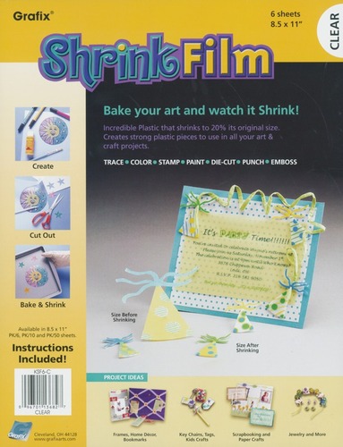 SHRINK FILM 8.5X11 - 096701136827