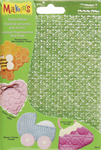Makin's Clay Texture Sheets 7"X5-1/2" 4/Pkg - Set C (Honeycomb/Eyelet/Weave/Lace
