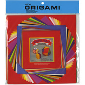 Solid Colors - Origami Paper Set Assorted Sizes 60/Pkg
