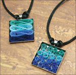 Modern Waves Necklace - Quilling Kit