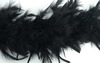 Black - Chandelle Feather Boa 72"