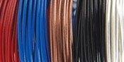 22 Gauge Primary 5/Pkg - Plastic Coated Fun Wire Value Pack 9' Coils