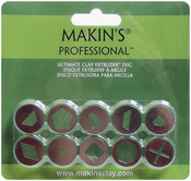 Set A - Makin's Professional Ultimate Clay Extruder Discs 10/Pkg