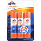All Purpose Glue Sticks 3/Pkg
