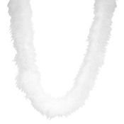 White - Marabou Feather Boa 72"