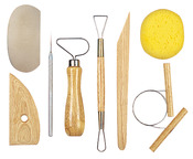 8 Pieces - Pottery Tool Kit