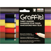 Primary - Graffiti Fabric Marker 6/Pkg