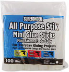 All Purpose Stik Mini Glue Sticks - 100/Pkg