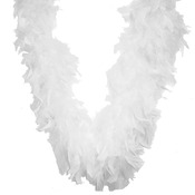 White - Chandelle Feather Boa 72"