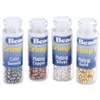 Silver/Gold/Copper/Black Plated - Crimp Beads Variety Pack Size #1 600/Pkg
