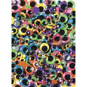 Brights - Peel & Stick Wiggle Eyes Assorted 7mm to 15mm 100/Pkg