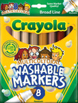 Multicultural 8/Pkg - Crayola Broad Line Washable Markers