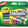 Crayola Metallic Markers 8/Pkg