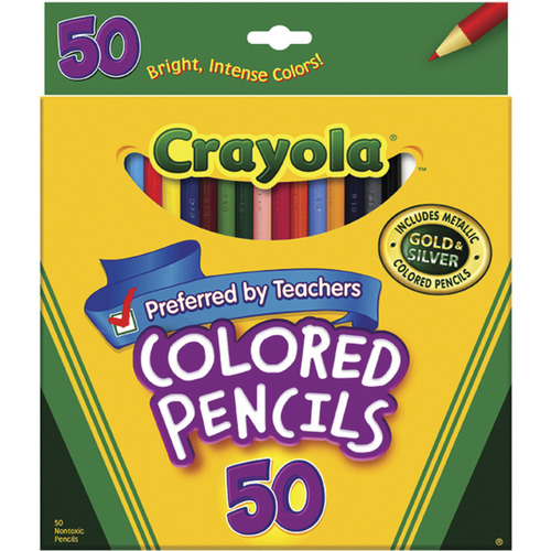 Crayola > Crayola Colored Pencils - 50/pkg: A Cherry On Top