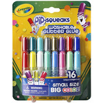 Crayola Pip-Squeaks Washable Glitter Glue 16/Pkg