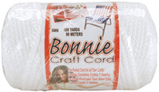 White - Bonnie Macrame Craft Cord 6mm X 100yd