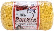 Sunshine Yellow - Bonnie Macrame Craft Cord 6mm X 100yd