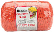 Orange - Bonnie Macrame Craft Cord 6mm X 100yd