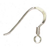 Fishhook Earring - Sterling Elegance Genuine 925 Silver Beads & Findings