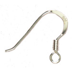 Fishhook Earring 6/Pkg - Sterling Elegance Genuine 925 Silver Beads & Findings