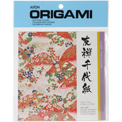 Yuzen Washi Red - Origami Paper 5.875"X5.875" 8 Sheets