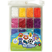 Fun Color - Perler Fused Bead Tray 4000/Pkg