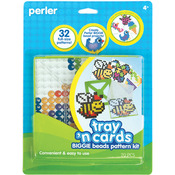 Tray 'n Cards - Perler Fun Fusion Fuse BIGGIE Bead Pattern Kit