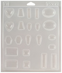 11 Assorted Shapes - Castin' Craft Jewelry Plastic Mold 7-1/4"X8-1/4"X1/2"