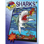 Sharks Coloring Book 3D - Dover Publications