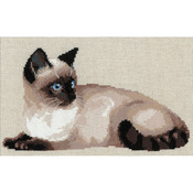 15"X10.25" 10 Count - Thai Cat Counted Cross Stitch Kit