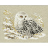 17.75"X13.75" 14 Count - White Owl Counted Cross Stitch Kit