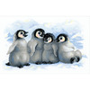 15.75"X9.75" 14 Count - Funny Penguins Counted Cross Stitch Kit