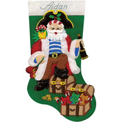 18" Long - Pirate Stocking Felt Applique Kit