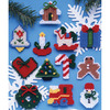 7 Count - Country Christmas Ornaments Plastic Canvas Kit