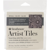 Toned Gray - Strathmore Tiles 4"X4" 30/Pkg