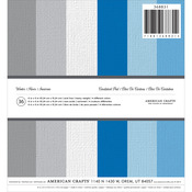 Winter Solids - American Crafts Cardstock Pad 6"X6" 36/Pkg