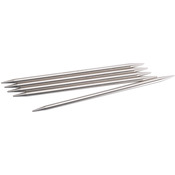 Size 2.5/3mm - Double Point Stainless Steel Knitting Needles 6"