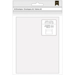 White - American Crafts A2 Envelopes (4.375"X5.75") 50/Pkg