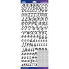 Black Script - Sticko Alphabet Stickers