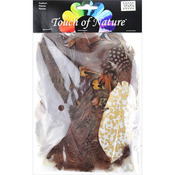Chocolate, Natural & Sienna - Mix Package Feathers 7 Grams/Pkg